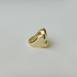 Metamorphosis | Ring | Gold Color | Sustainable Brass