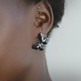 Metamorphosis | Earrings | Black Color | Sustainable Brass