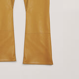 Ochre Leather Gloves