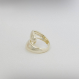 Wave Elegance | Ring | Gold Color | Sustainable Brass