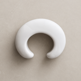 Object 01
Open bangle in polished white finish
