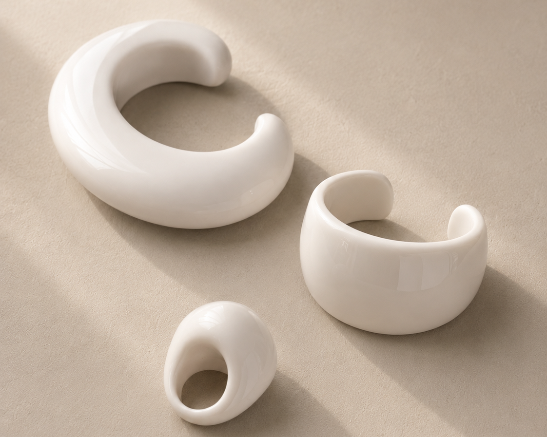 Flow Ring Ivory