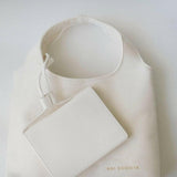 Harmonia | Tri-Fold Wallet | Beige Color | Vegan Leather