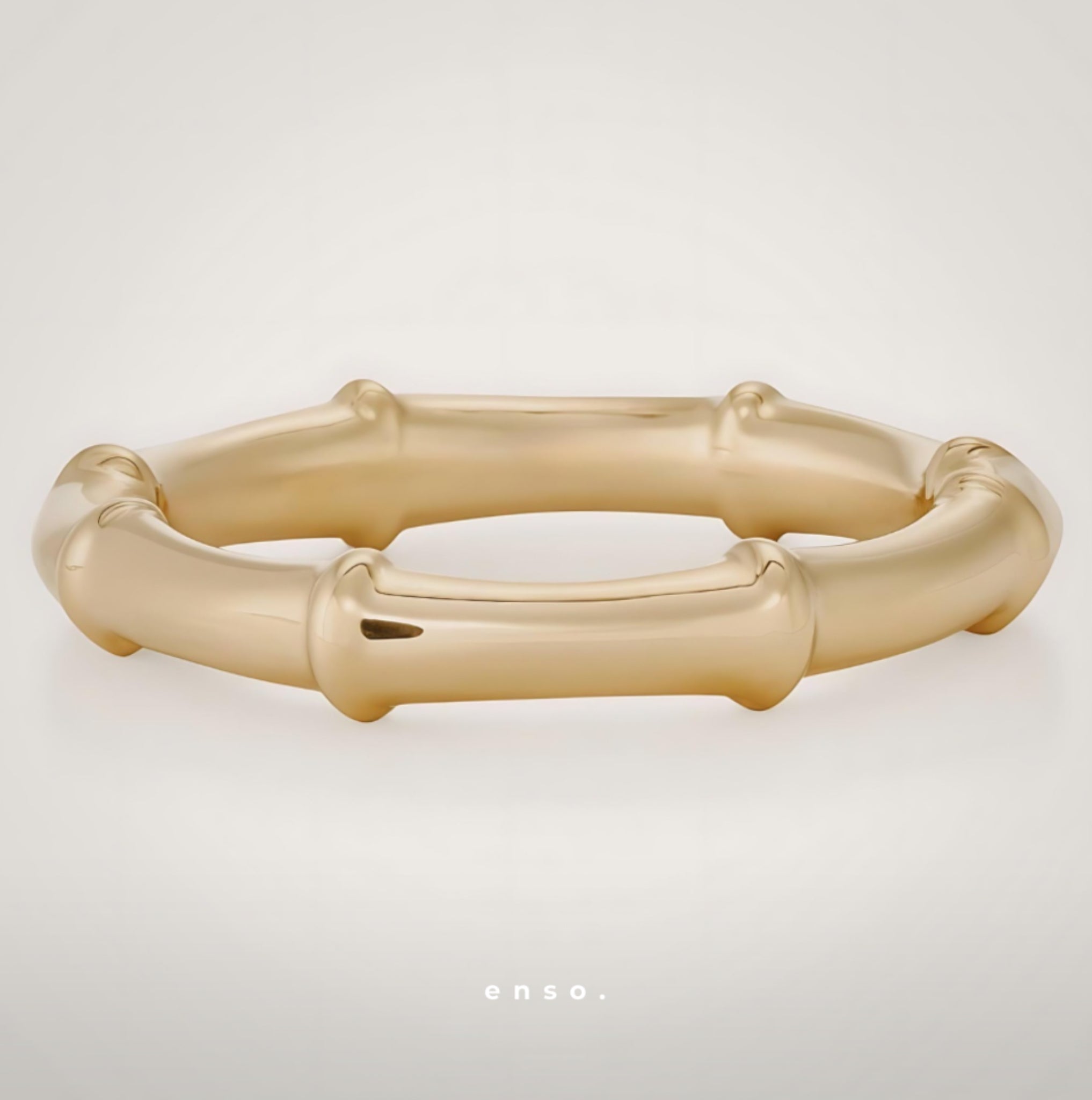 Bamboo Bracelet Gold by Enso Design Lab