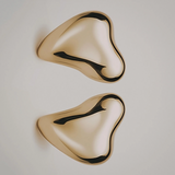 Flow - Heart Earrings (Gold)