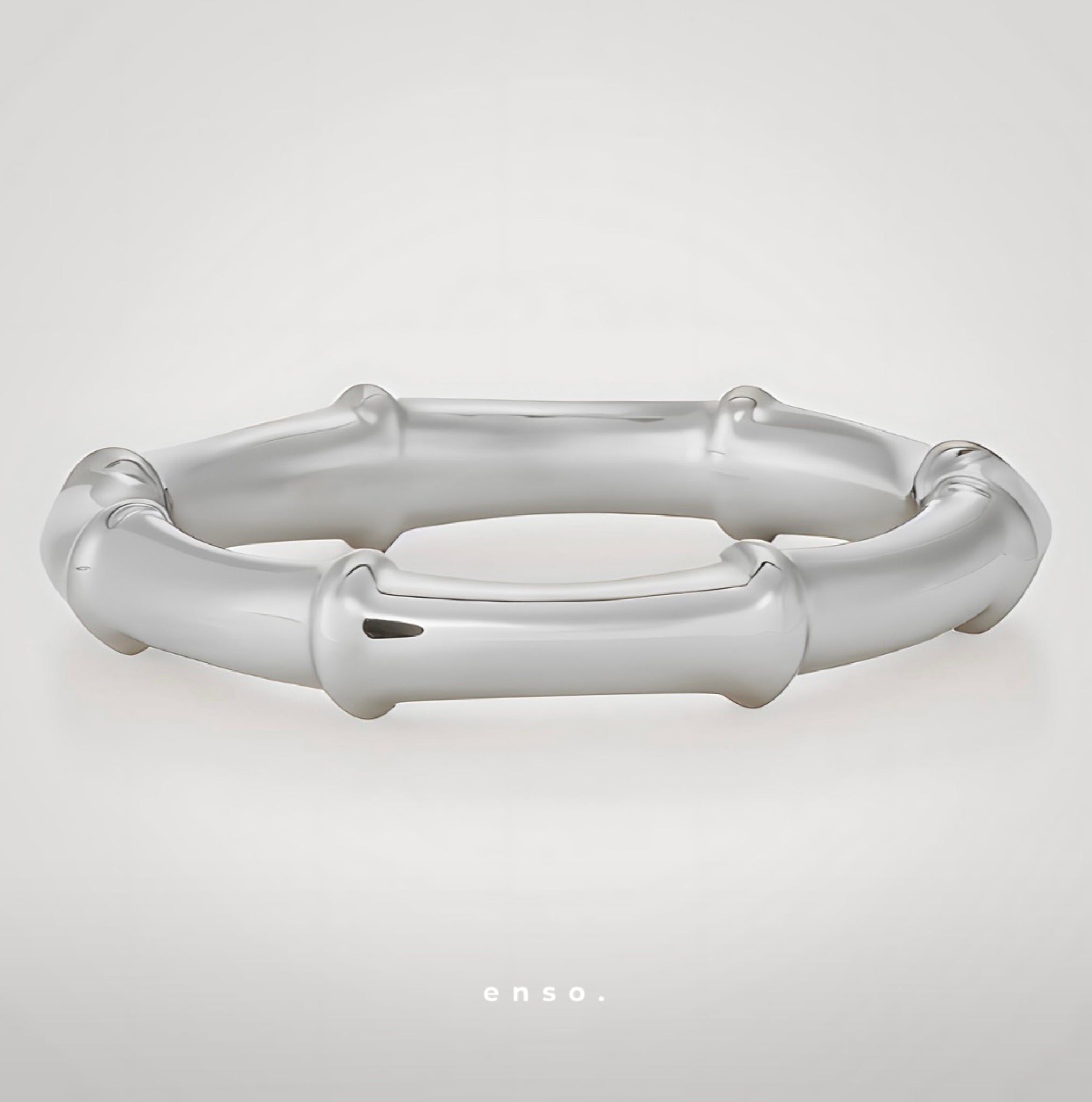 Bamboo Bracelet (Silver)