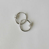 Knot | Earrings | Silver Color | Sustainable Brass