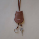 Golden Brown Key Holder Necklace by Enso Design Lab™, combining functionality and minimalist elegance.