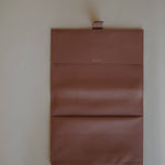 Top view of the Golden Brown Organizer Case by Enso Design Lab™, crafted for elegance and practicality.