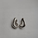 Flow Calm Earrings ( Silver )