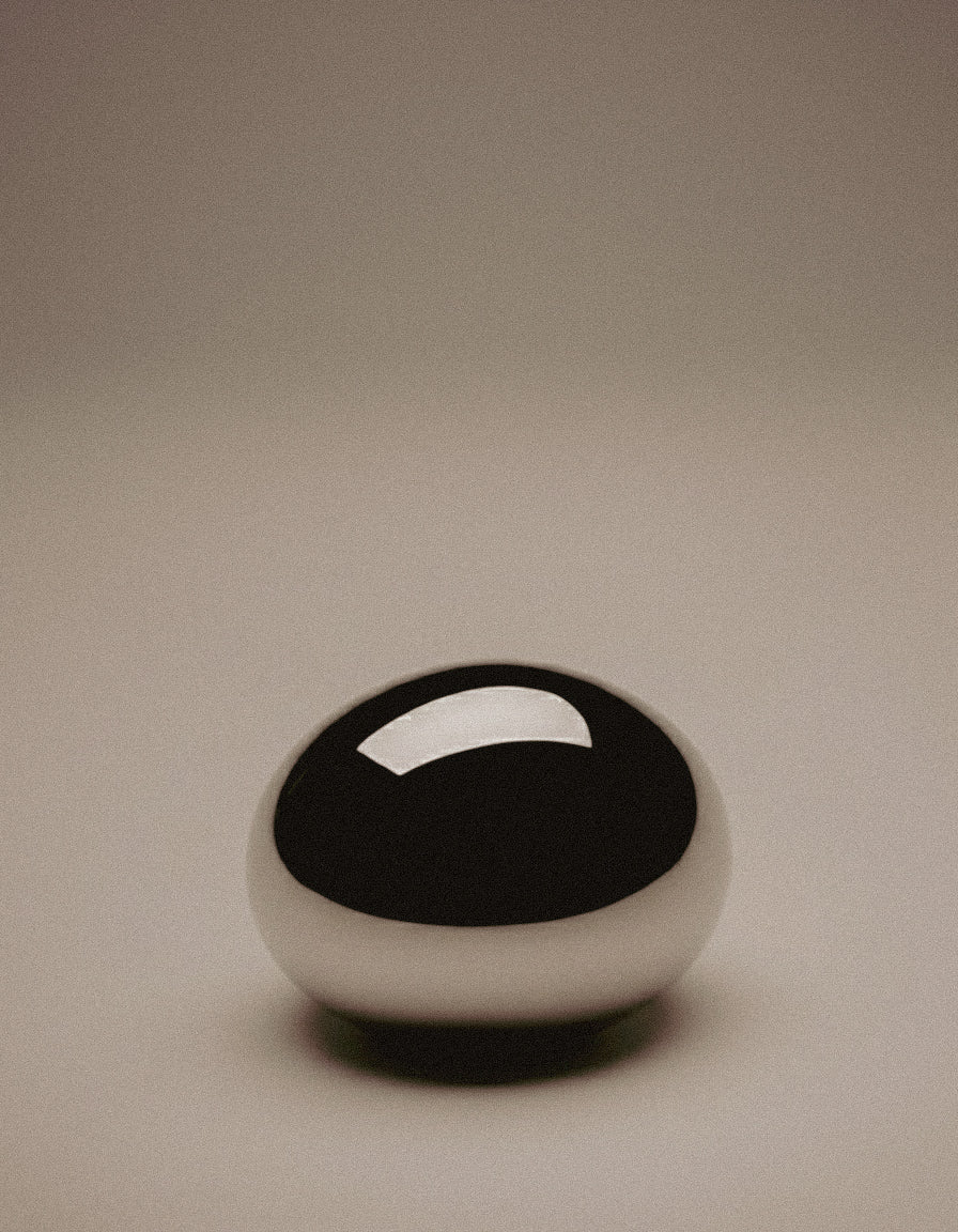 Flow Ring - silver-plated sculptural brass ring