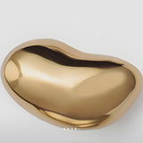 Flow - Bean Earrings by Enso Design Lab™ with 18k gold plating, 50 mm in length and 30 mm in width, stylish and lightweight.